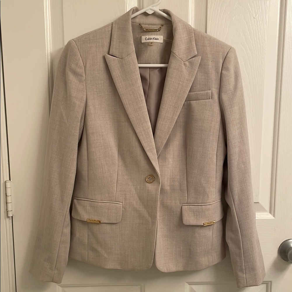 Calvin Klein Beige Blazer